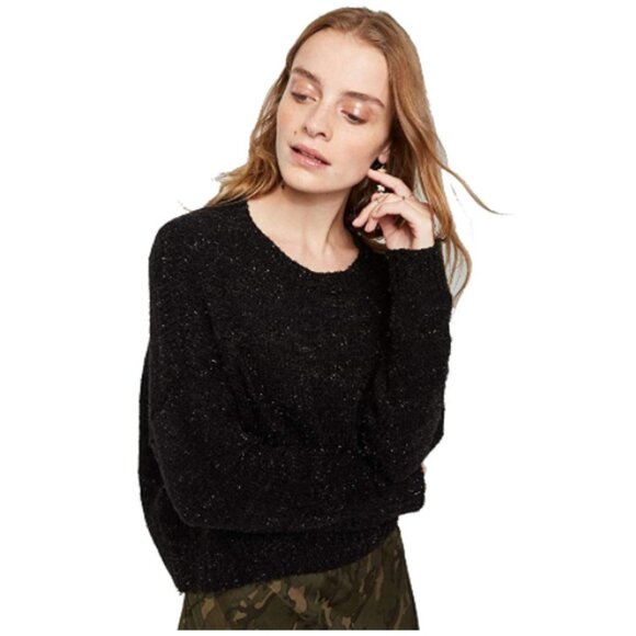 Women's Crewneck Tinsel Sweater Size XL Long Sleeve - Picture 1 of 2